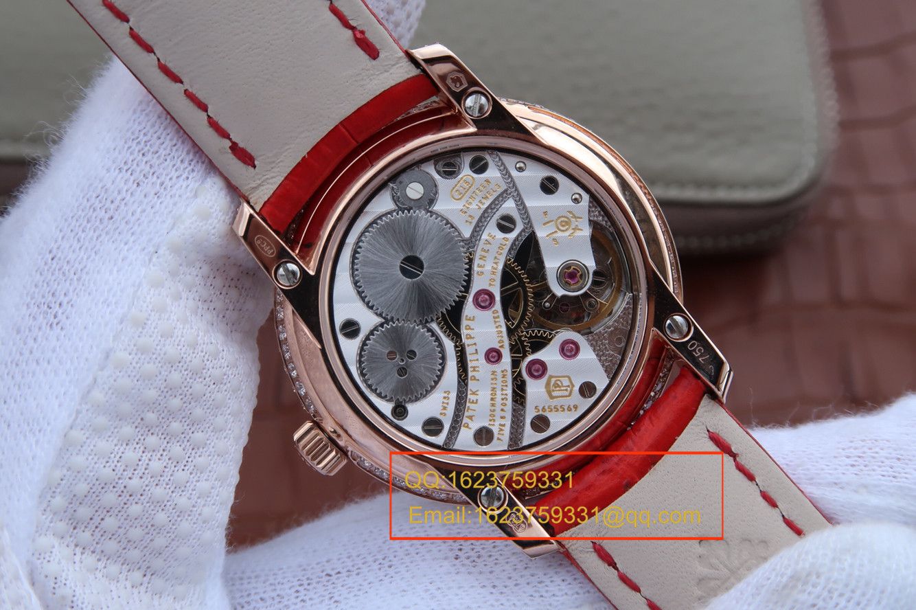 【KG1:1超A复刻手表】百达翡丽复杂功能计时系列4968/400R-001女士腕表 / BD134