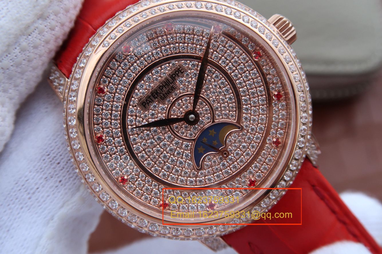 【KG1:1超A复刻手表】百达翡丽复杂功能计时系列4968/400R-001女士腕表 / BD134