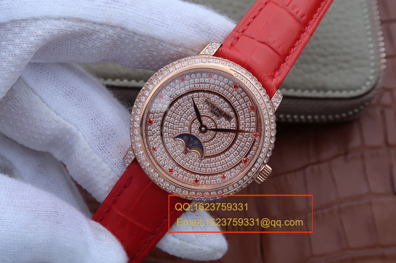 【KG1:1超A复刻手表】百达翡丽复杂功能计时系列4968/400R-001女士腕表 / BD134