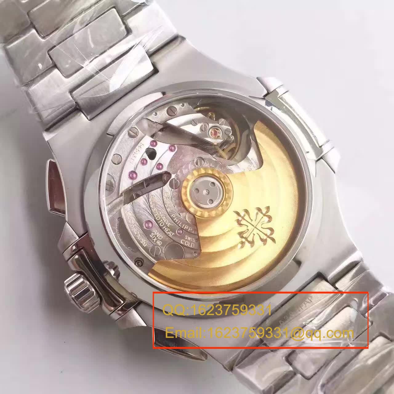 【BP厂超A精高仿手表】百达翡丽-Nautilus鹦鹉螺运动系列5980/1A-001机械男表 / BD161A