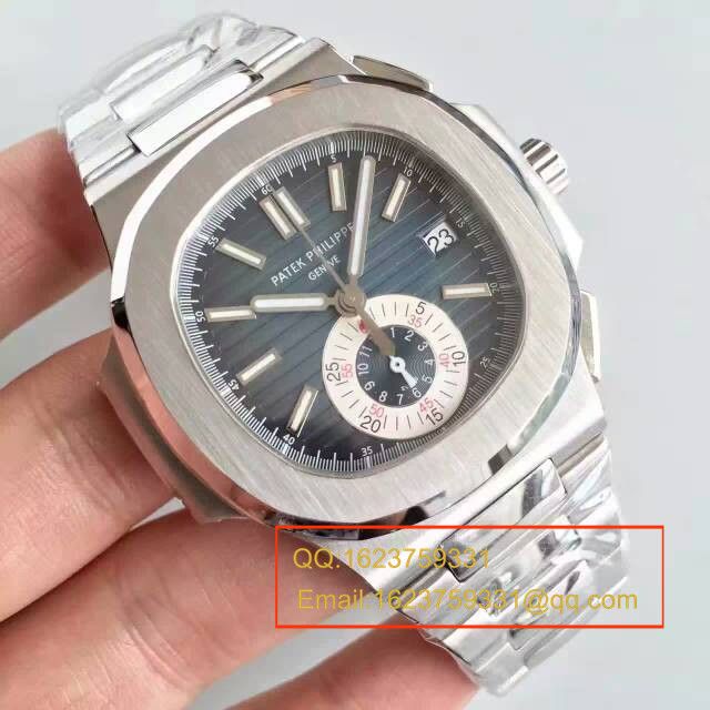 【BP厂超A精高仿手表】百达翡丽-Nautilus鹦鹉螺运动系列5980/1A-001机械男表 / BD161A