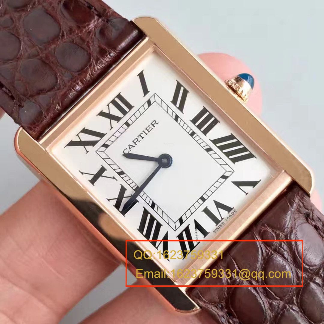 【视频解析】K11出品卡地亚坦克顶级女表（金面_玫瑰金版本）W5200025/W5200024腕表 / KAD008B