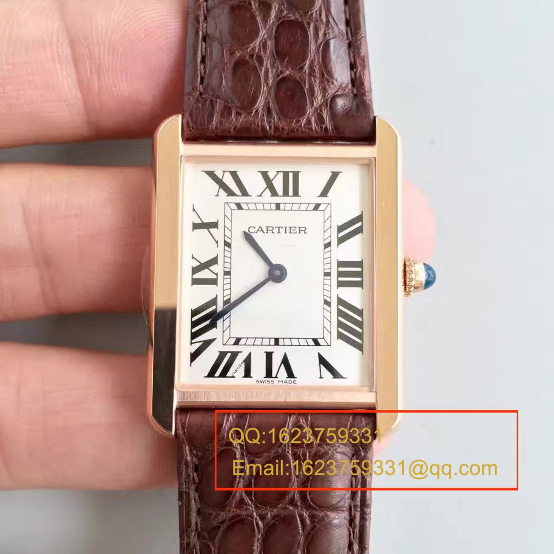 【视频解析】K11出品卡地亚坦克顶级女表（金面_玫瑰金版本）W5200025/W5200024腕表 / KAD008B