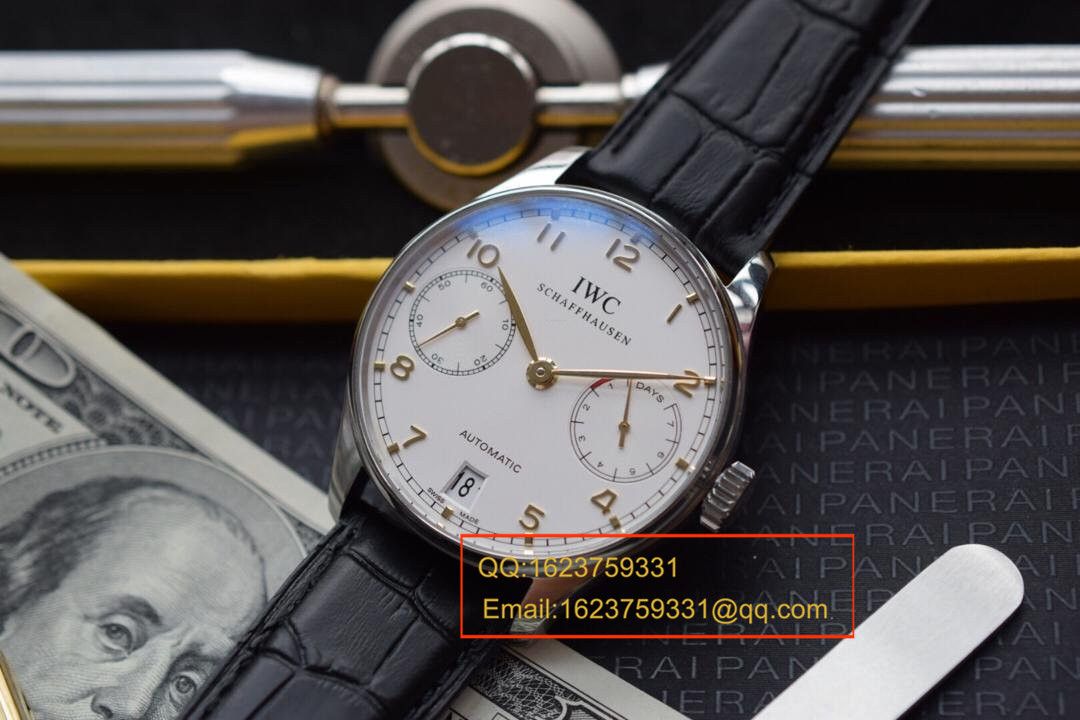 【ZF厂超A1:1高精仿手表】IW500114万国葡七V5版！同步专柜新葡七《万国七日链》 / WG255