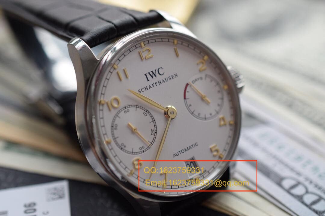 【ZF厂超A1:1高精仿手表】IW500114万国葡七V5版！同步专柜新葡七《万国七日链》 / WG255