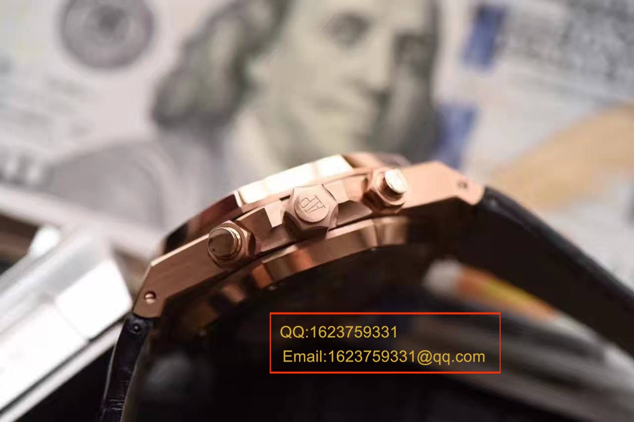 【独家视频测评JF1:1顶级复刻高仿手表】爱彼皇家橡树系列26320OR.OO.D002CR.01腕表 / APBC107