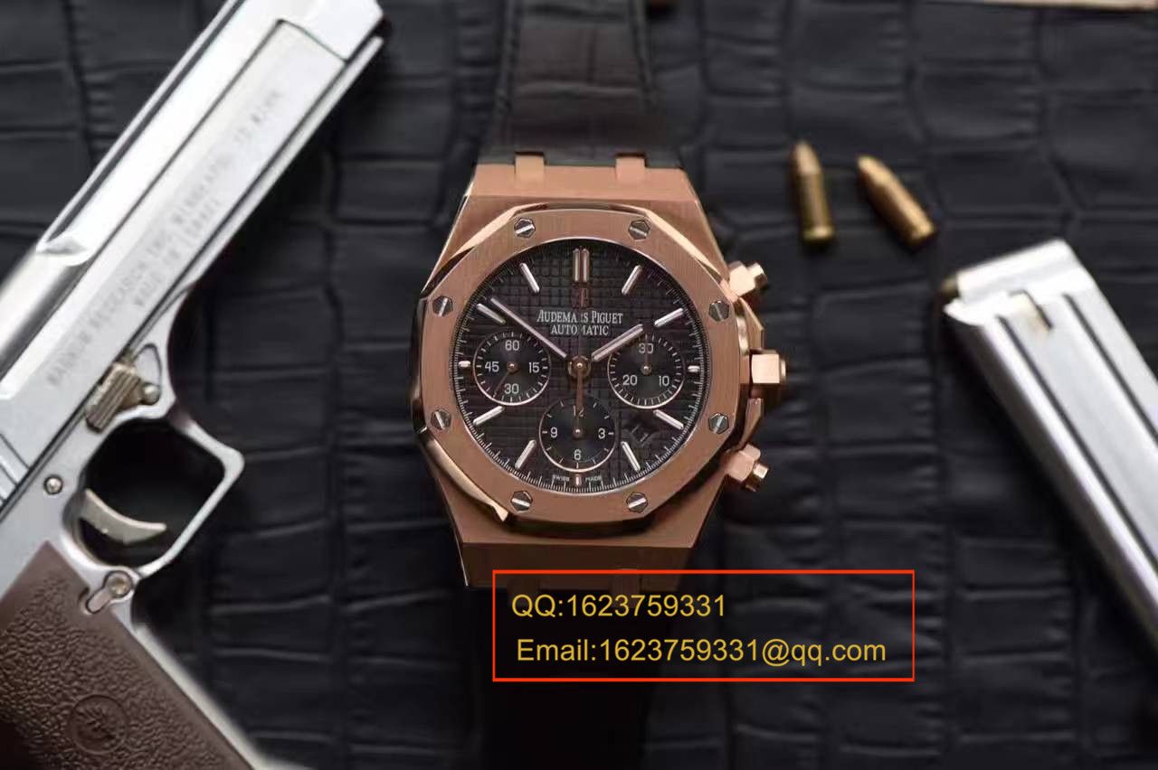 【独家视频测评JF1:1顶级复刻高仿手表】爱彼皇家橡树系列26320OR.OO.D002CR.01腕表 / APBC107