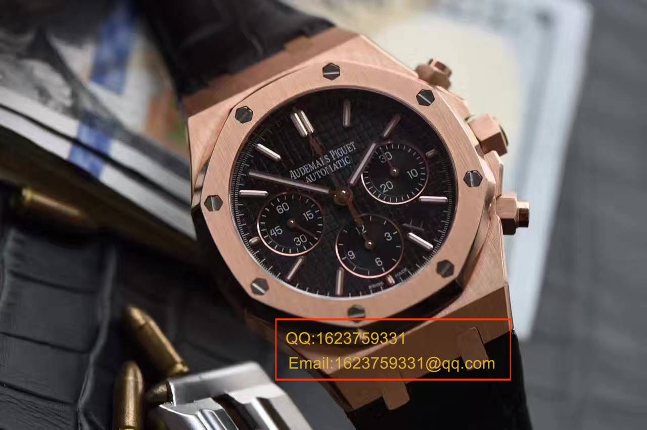 【独家视频测评JF1:1顶级复刻高仿手表】爱彼皇家橡树系列26320OR.OO.D002CR.01腕表 / APBC107