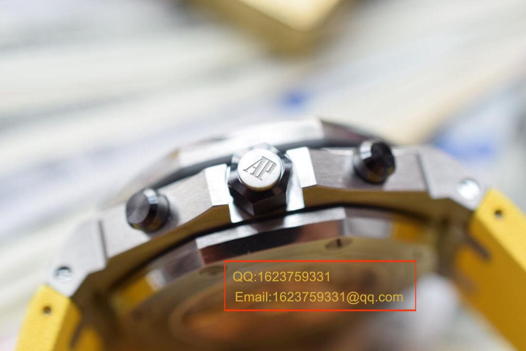 【视频解析】JF厂1:1精仿手表之爱彼皇家橡树离岸型系列26703ST.OO.A051CA.01机械男表 / AP025B