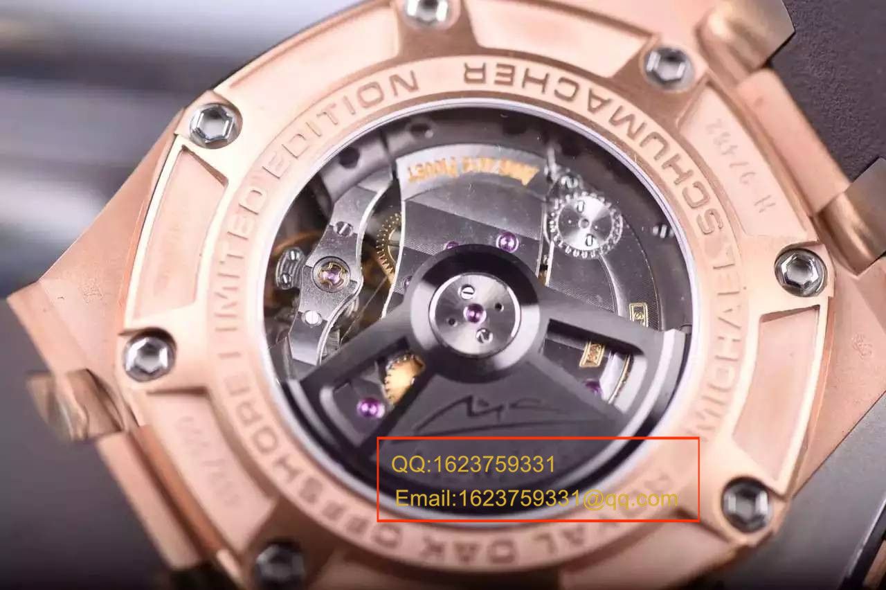 【独家视频评测JF厂一比一复刻高仿手表】爱彼舒马赫限量版26568OM.OO.A004CA.01男表 / JFAP26568OM