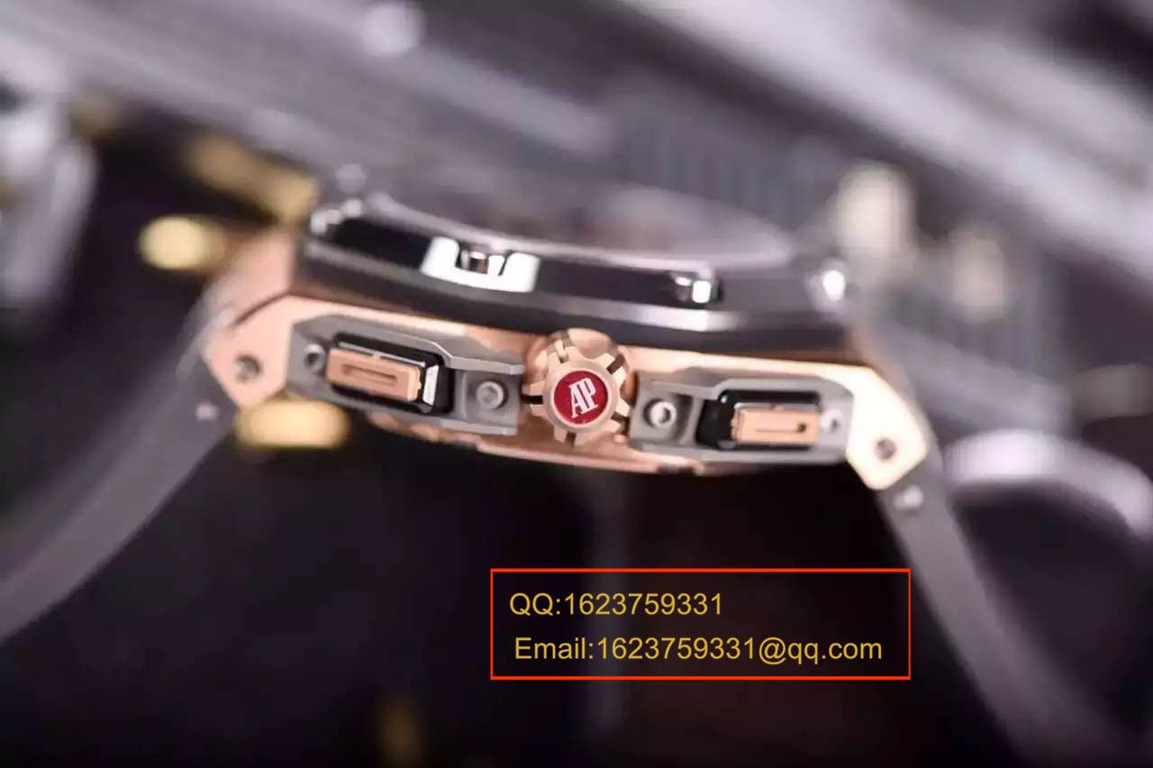 【独家视频评测JF厂一比一复刻高仿手表】爱彼舒马赫限量版26568OM.OO.A004CA.01男表 / JFAP26568OM