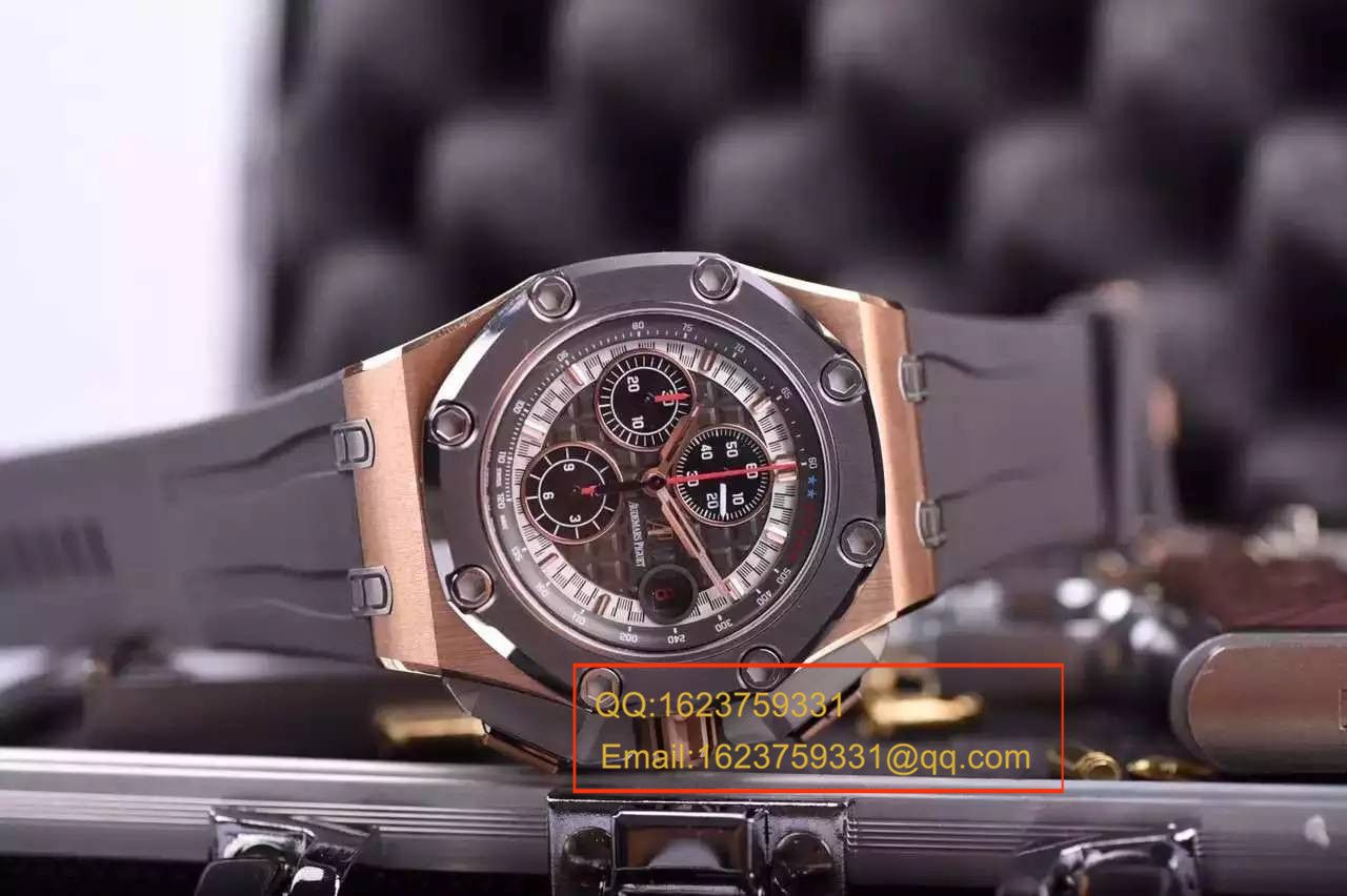 【独家视频评测JF厂一比一复刻高仿手表】爱彼舒马赫限量版26568OM.OO.A004CA.01男表 / JFAP26568OM