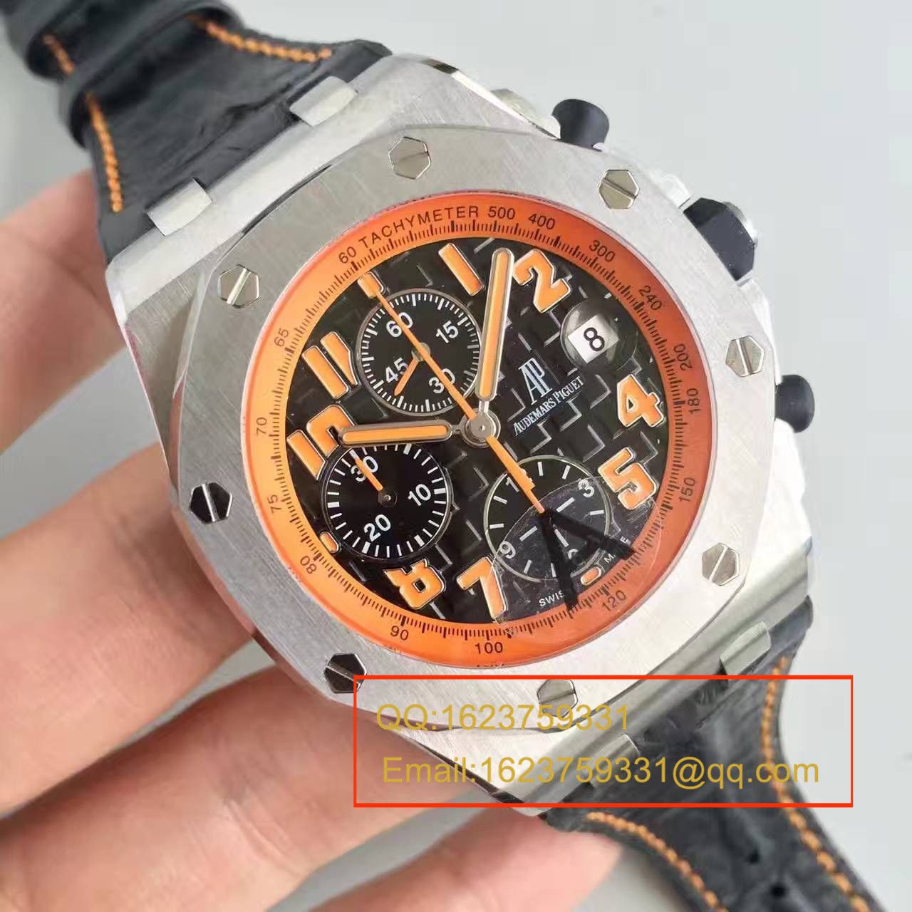 【JF厂超A精仿手表】爱彼皇家橡树离岸型系列《橙面火焰“火山”》26170ST.OO.D101CR.01腕表 / APCD049