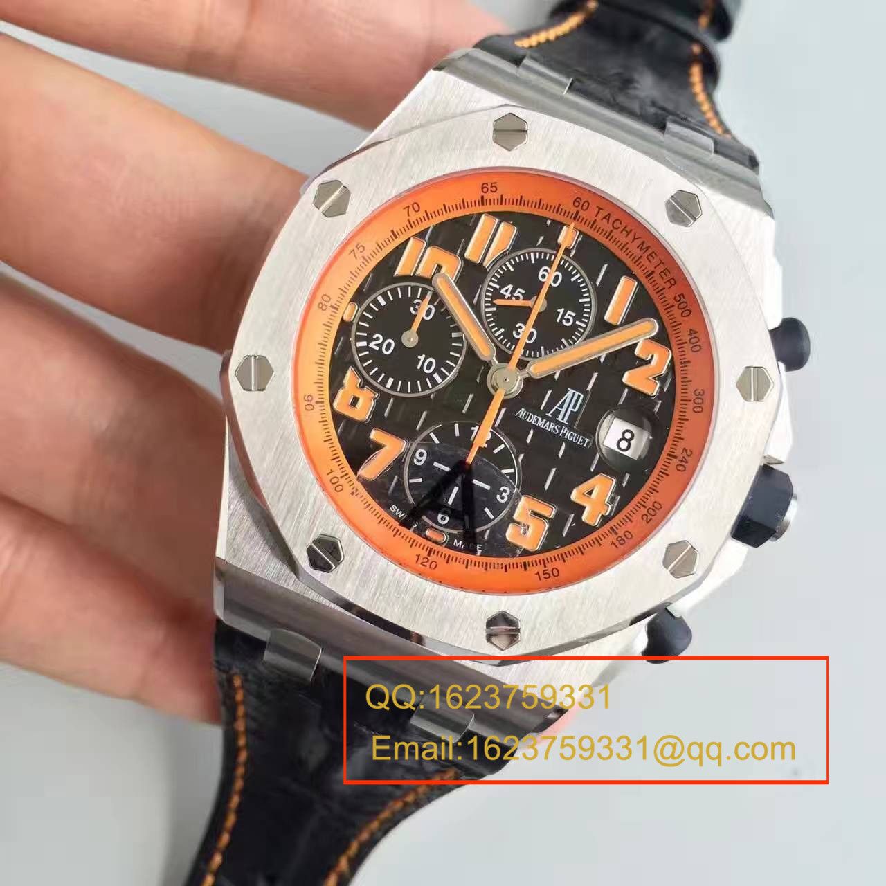 【JF厂超A精仿手表】爱彼皇家橡树离岸型系列《橙面火焰“火山”》26170ST.OO.D101CR.01腕表 / APCD049