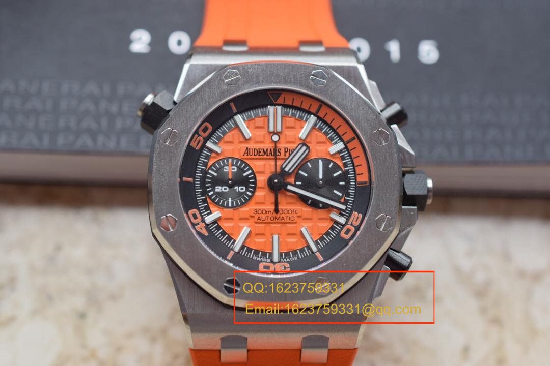 【JF厂1:1复刻高仿手表】爱彼皇家橡树离岸型鲜橙26703ST.OO.A070CA.01腕表 / APCB027