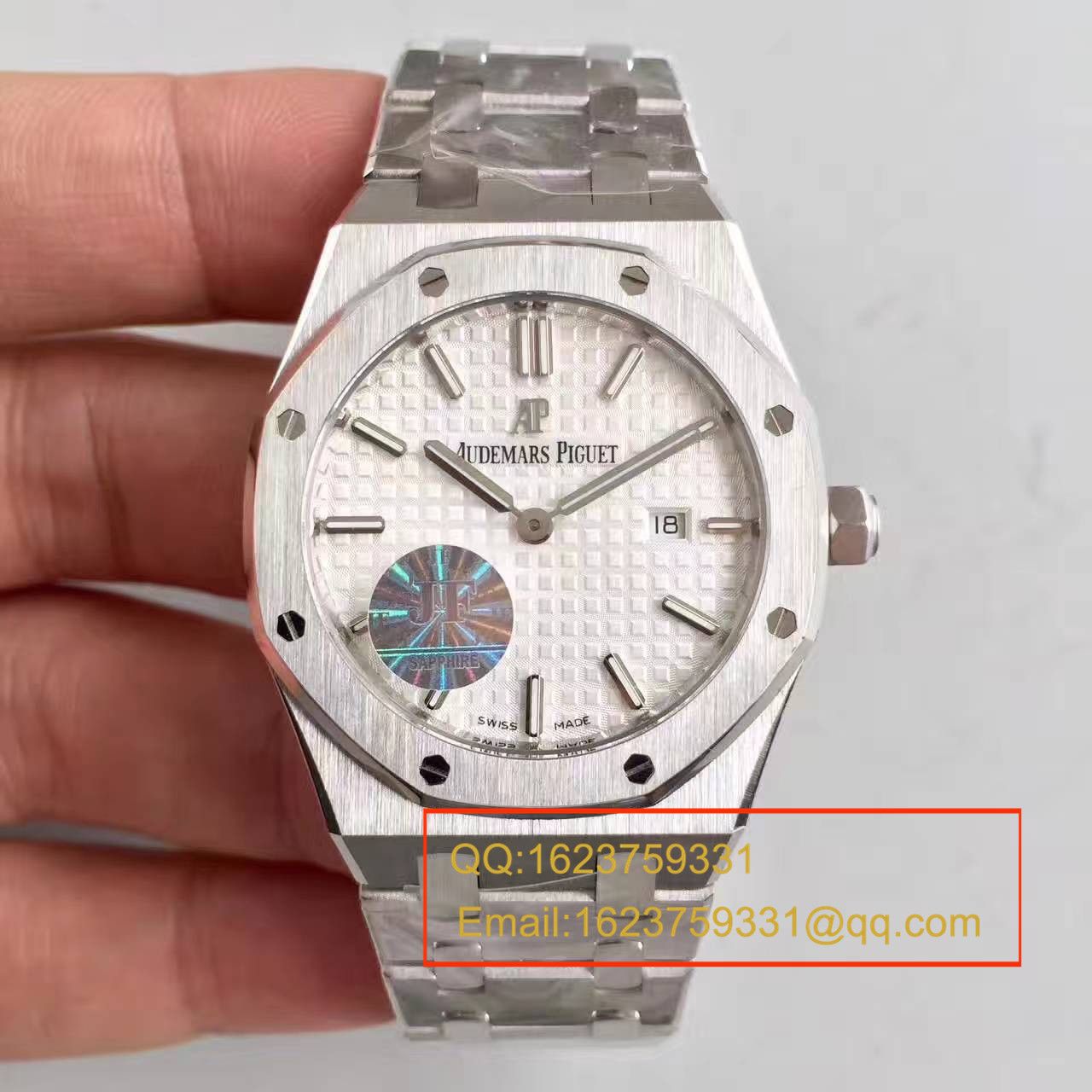 【视频解析1:1复刻高仿手表】爱彼皇家橡树系列67651ST.ZZ.1261ST.01女装石英机芯 / APAD089