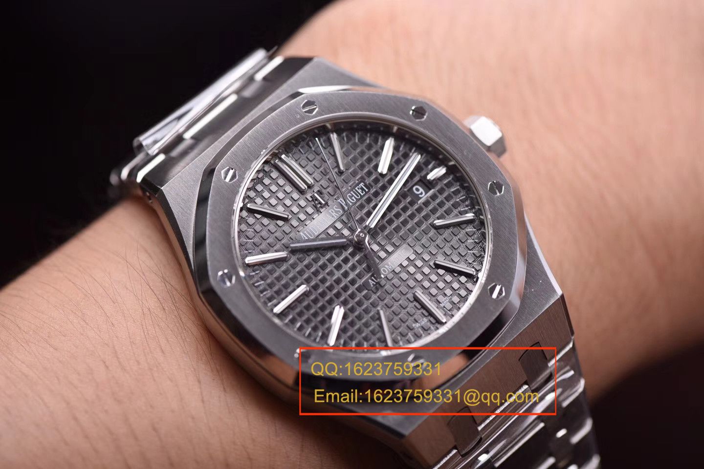 【JF一比一超A高仿手表】爱彼皇家橡树系列15400ST.OO.1220ST.04腕表 / AP129