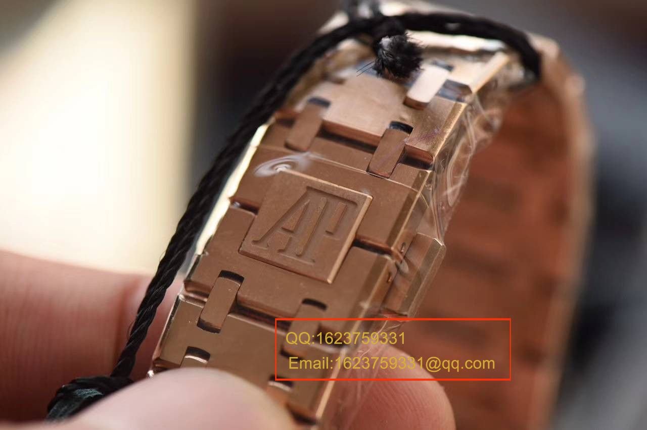 【JF厂1:1超A高仿手表】爱彼皇家橡树系列 67650OR.OO.1261OR.01石英女士腕表 / AP126