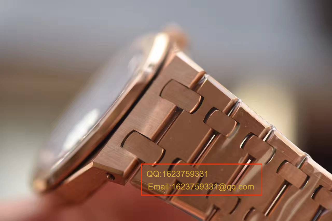 【JF厂1:1超A高仿手表】爱彼皇家橡树系列 67650OR.OO.1261OR.01石英女士腕表 / AP126