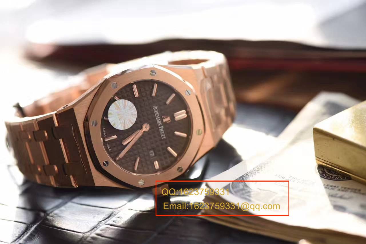 【JF厂1:1超A高仿手表】爱彼皇家橡树系列 67650OR.OO.1261OR.01石英女士腕表 / AP126