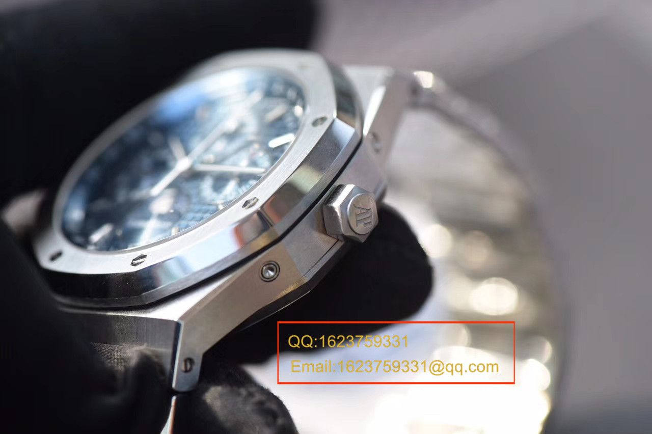 【JF厂一比一超A高仿手表】爱彼皇家橡树万年历系列26574ST.OO.1220ST.02腕表 / AP124