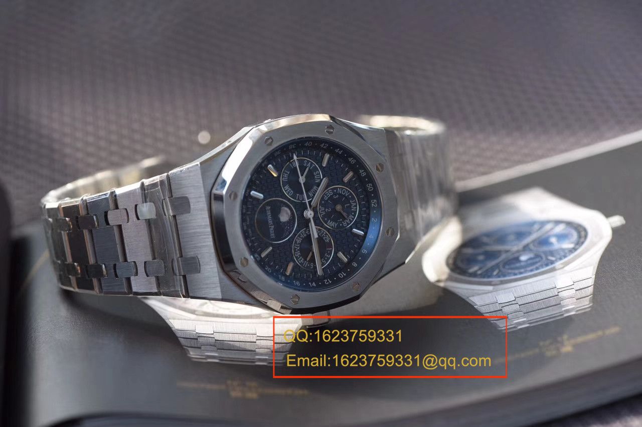 【JF厂一比一超A高仿手表】爱彼皇家橡树万年历系列26574ST.OO.1220ST.02腕表 / AP124