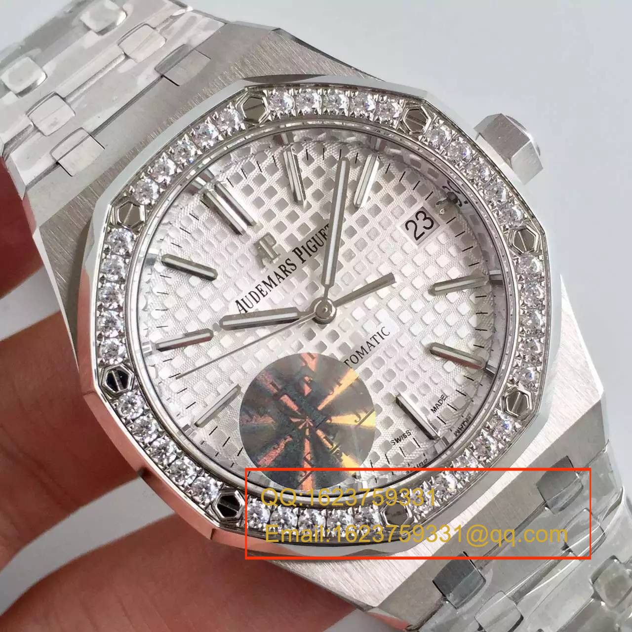 【JF厂一比一超A精仿手表】爱彼皇家橡树系列15451ST.ZZ.D011CR.01男女中性腕表 / AP115