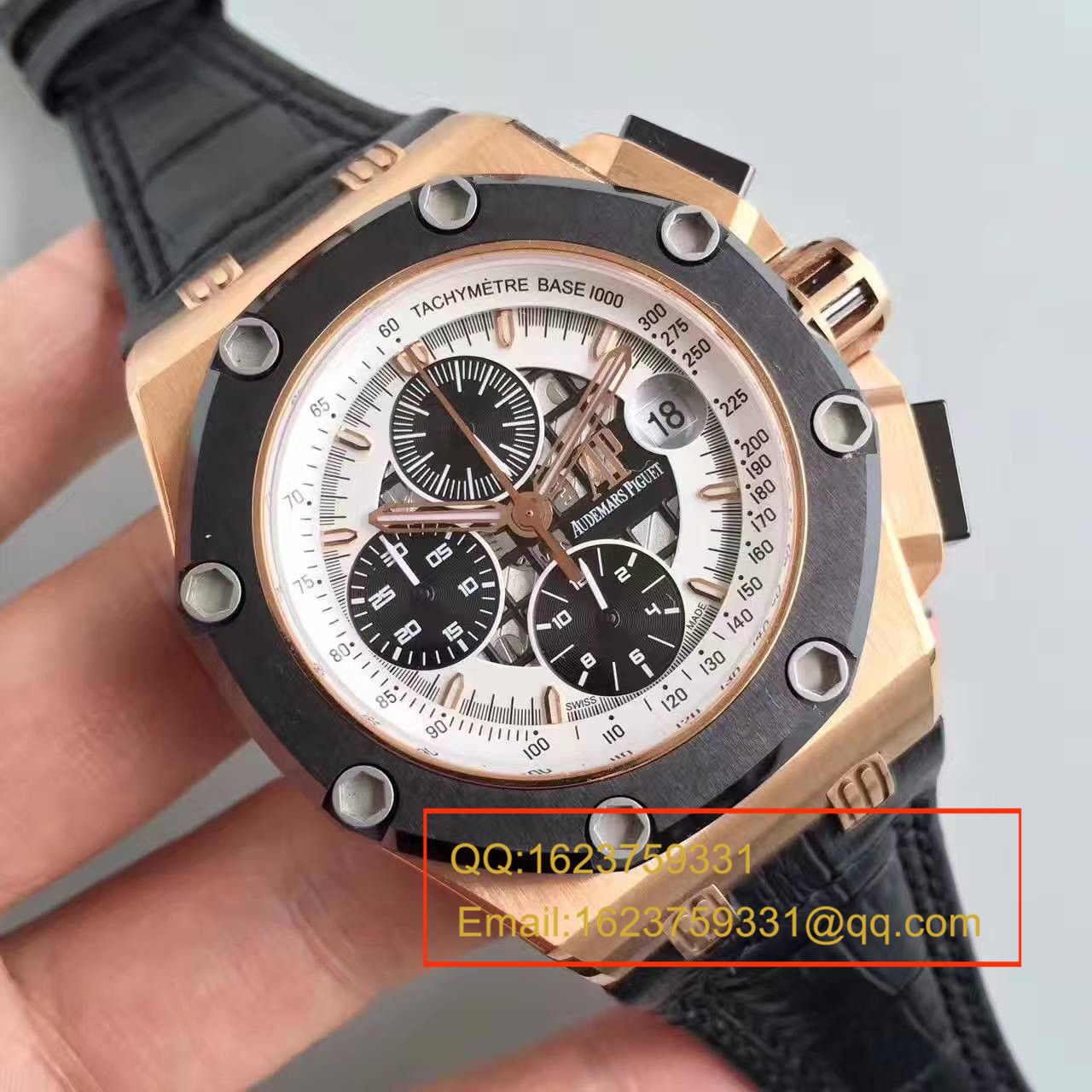 【JF厂超A高精仿手表】爱彼皇家橡树离岸型系列26078RO.OO.D002CR.01腕表 / AP073