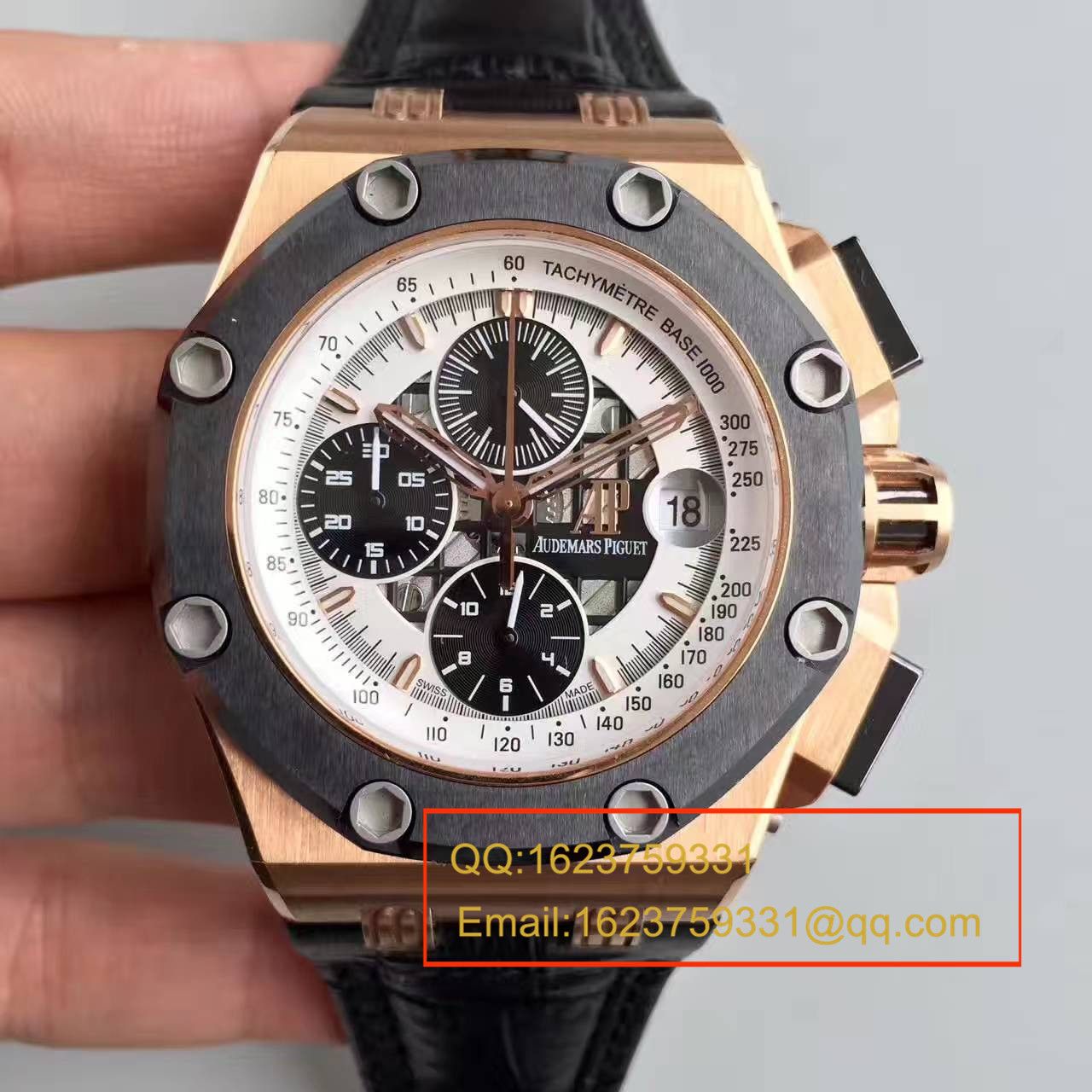 【JF厂超A高精仿手表】爱彼皇家橡树离岸型系列26078RO.OO.D002CR.01腕表 / AP073