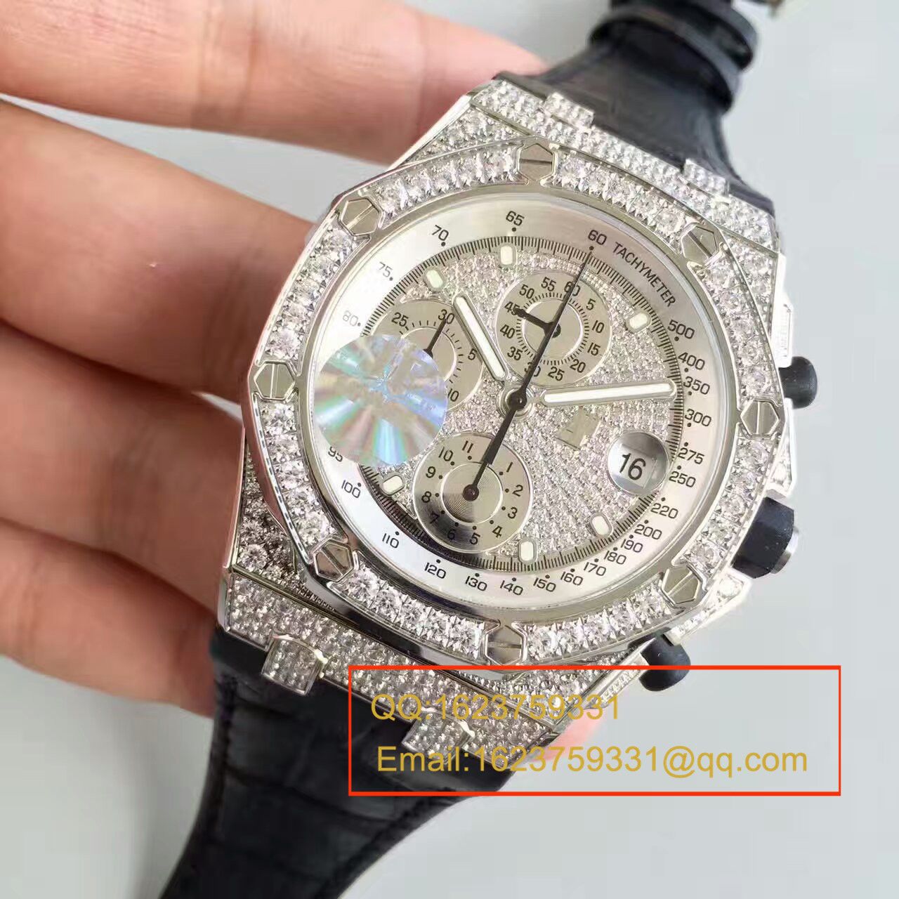 【JF厂超A高精仿手表】爱彼满天星皇家橡树离岸型系列26067BC.ZZ.D002CR.01腕表 / AP055