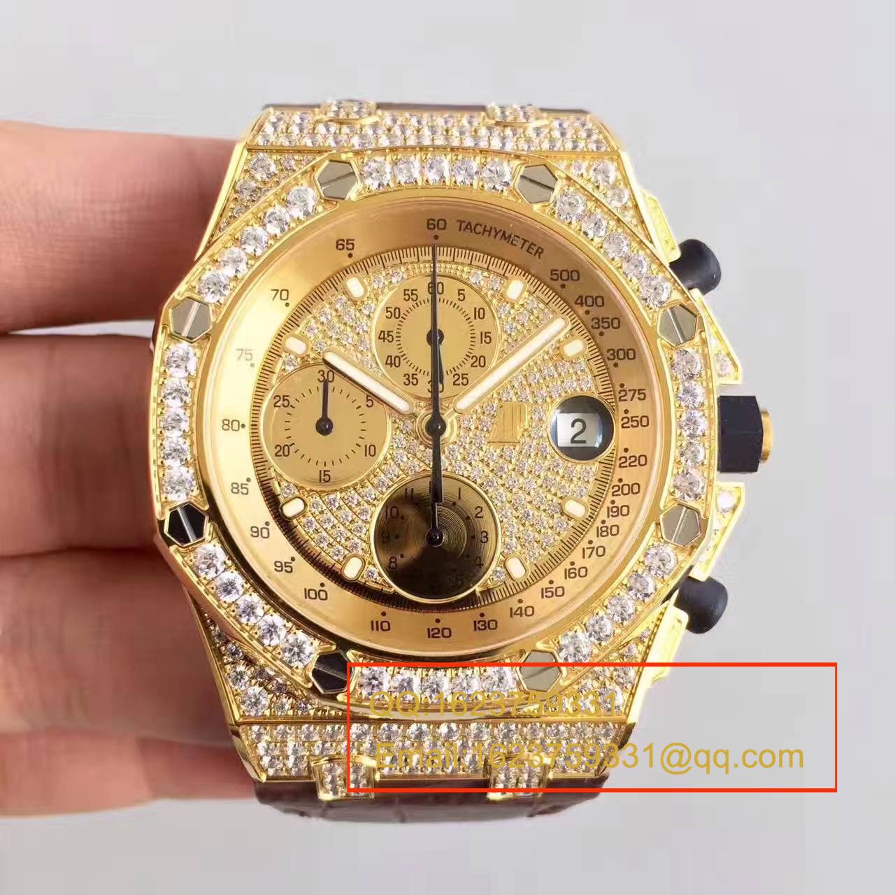 【JF厂一比一复刻高仿手表】爱彼满天星皇家橡树离岸型系列26067OR.ZZ.D002CR.01机械腕表 / AP054