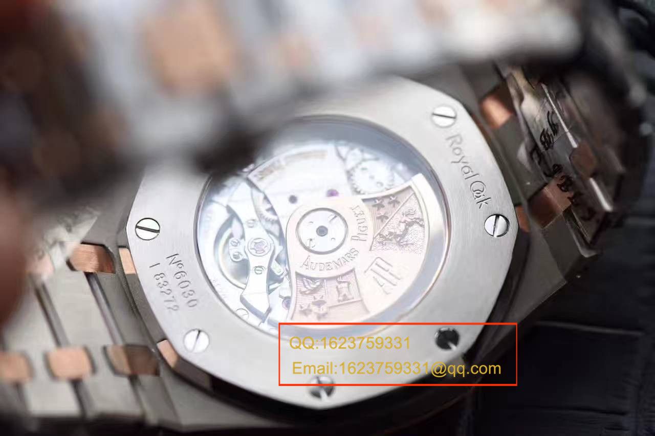 JF厂爱彼皇家橡树系列15400SR.OO.1220SR.01腕表《精钢间金表带》顶级复刻高仿男女腕表 / AP016