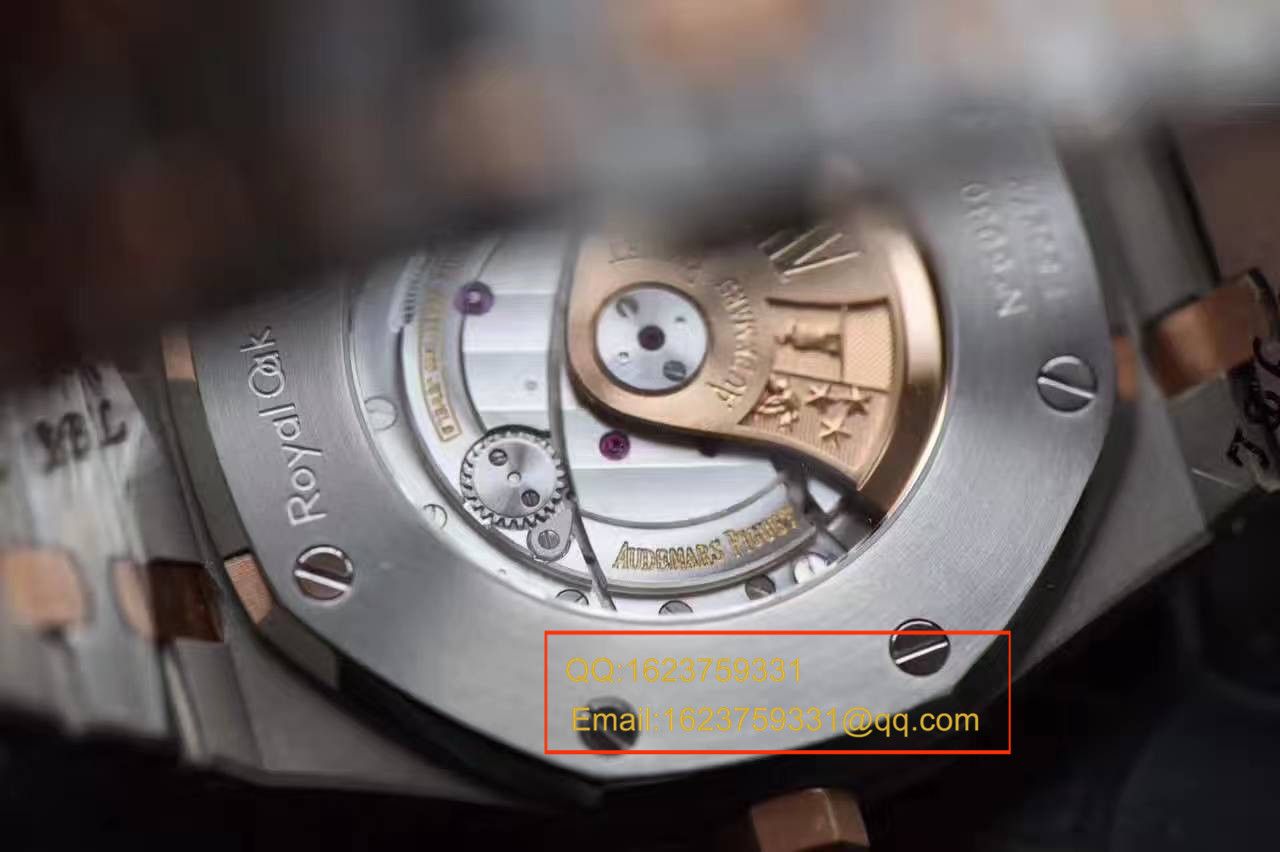 JF厂爱彼皇家橡树系列15400SR.OO.1220SR.01腕表《精钢间金表带》顶级复刻高仿男女腕表 / AP016