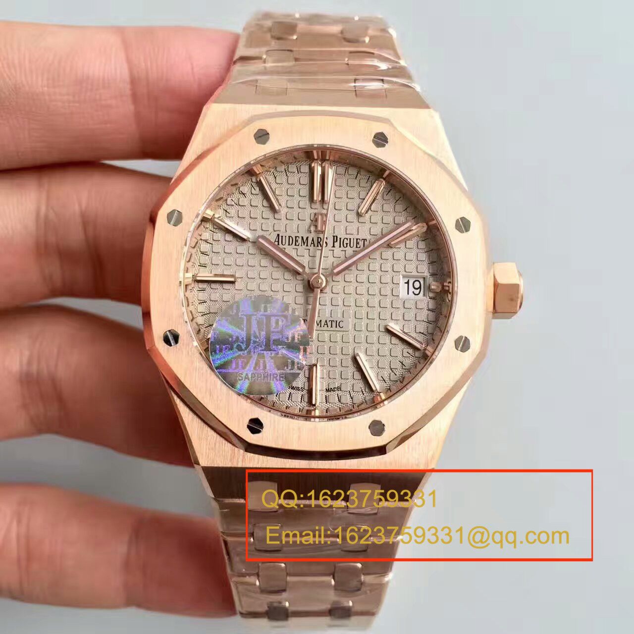 【JF厂复刻精仿手表】爱彼皇家橡树系列15450OR.OO.1256OR.01腕表 / AP018