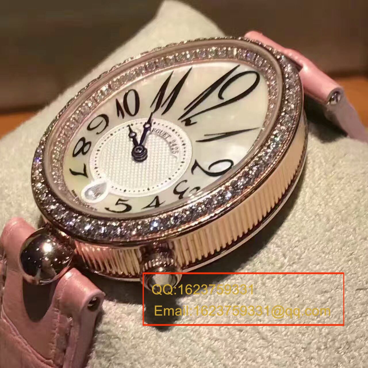 【顶级复刻高仿、女性独享】Breguet宝玑那不勒斯皇后系列8918BR/58/864 D00D腕表 / BZ36