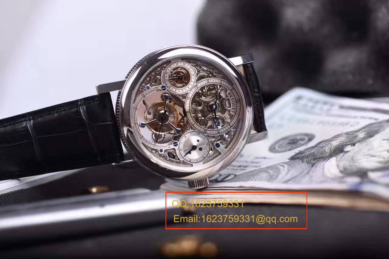 【TF厂一比一精高仿手表】宝玑经典复杂系列3795PT/1E/9WU全镂空陀飞轮腕表 / BZ005