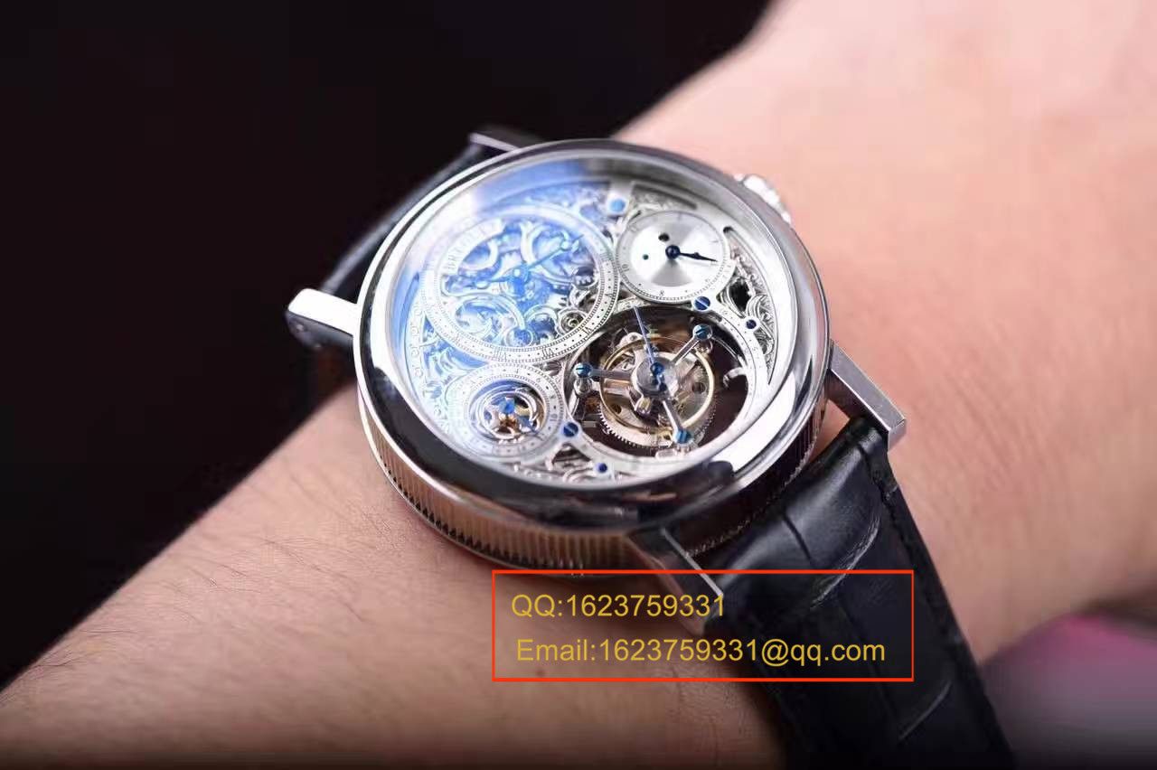 【TF厂一比一精高仿手表】宝玑经典复杂系列3795PT/1E/9WU全镂空陀飞轮腕表 / BZ005