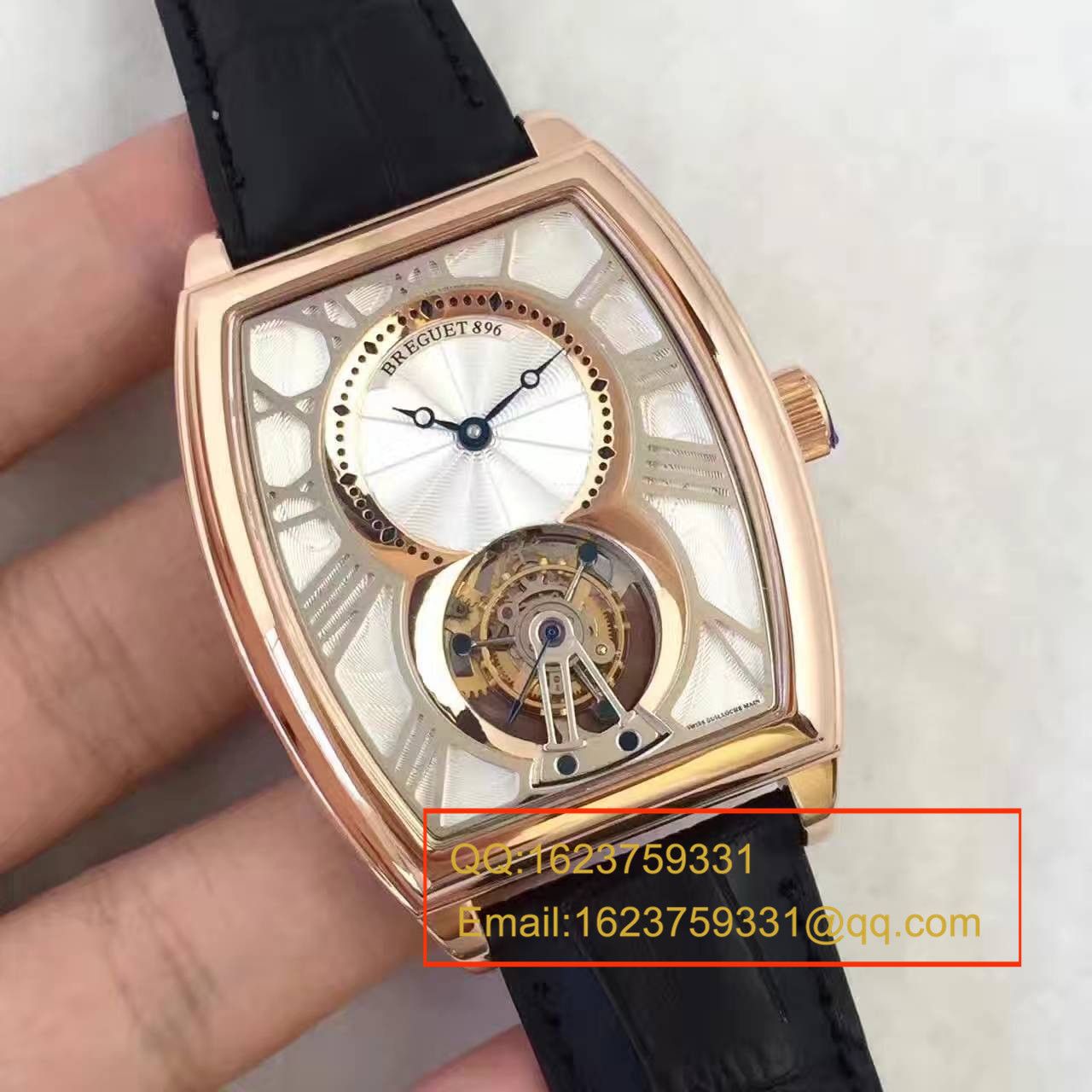 【BM厂1:1顶级精高仿手表】宝玑传承系列5497BR/12/9V6腕表真陀飞轮机械手表《玫瑰金款》 / BJ021