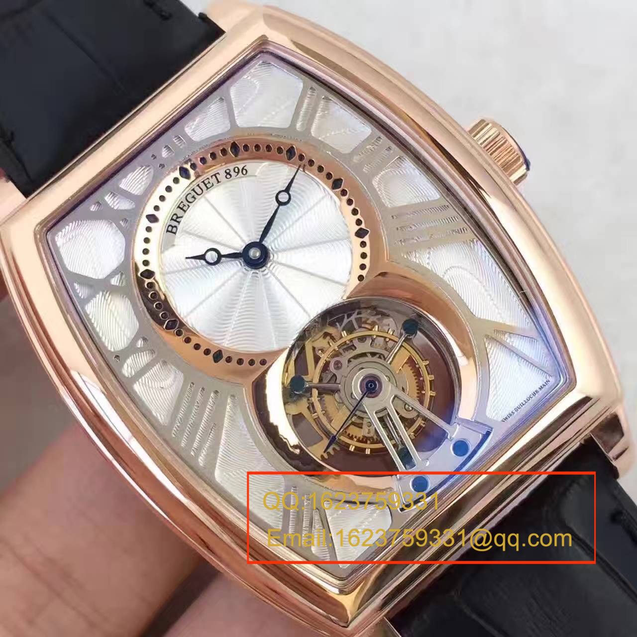 【BM厂1:1顶级精高仿手表】宝玑传承系列5497BR/12/9V6腕表真陀飞轮机械手表《玫瑰金款》 / BJ021