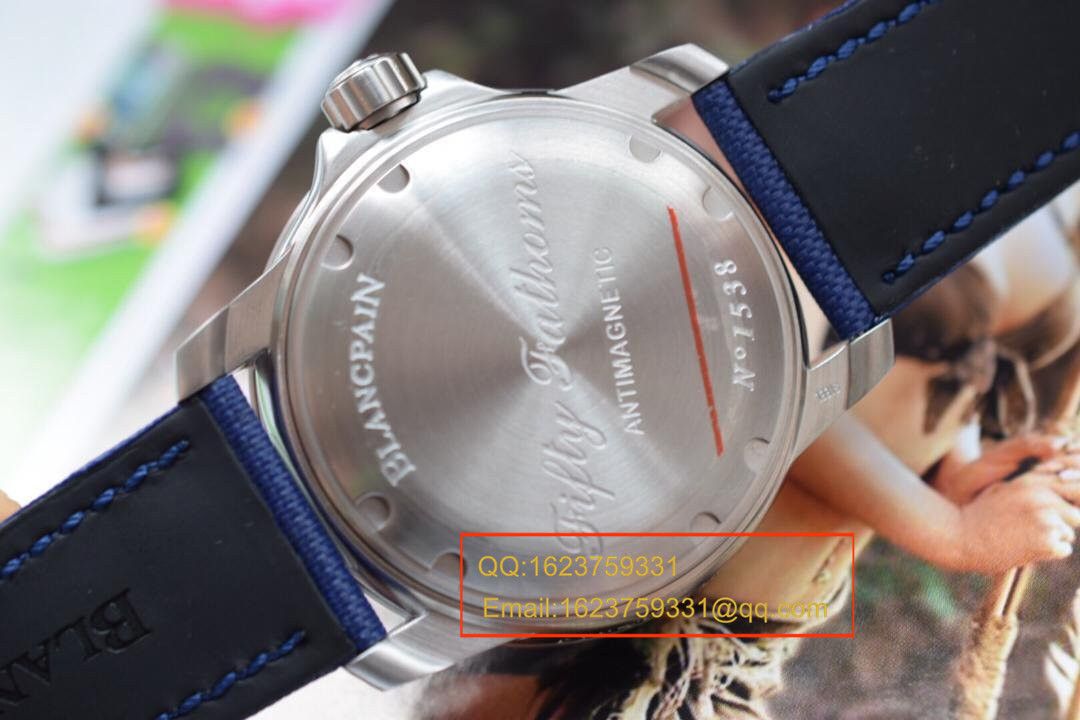 【N厂出品】复刻高仿 宝珀blancpain 五十噚超薄机芯系列 5015D-1140-52B 自动机械男表 / BP006