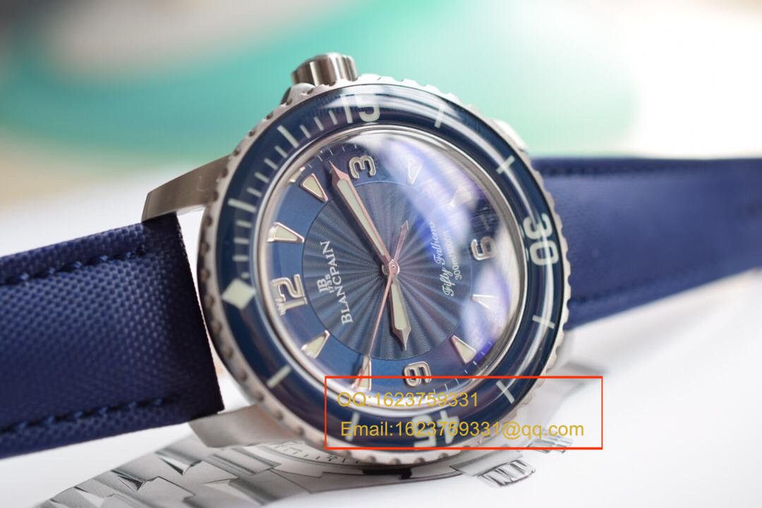 【N厂出品】复刻高仿 宝珀blancpain 五十噚超薄机芯系列 5015D-1140-52B 自动机械男表 / BP006