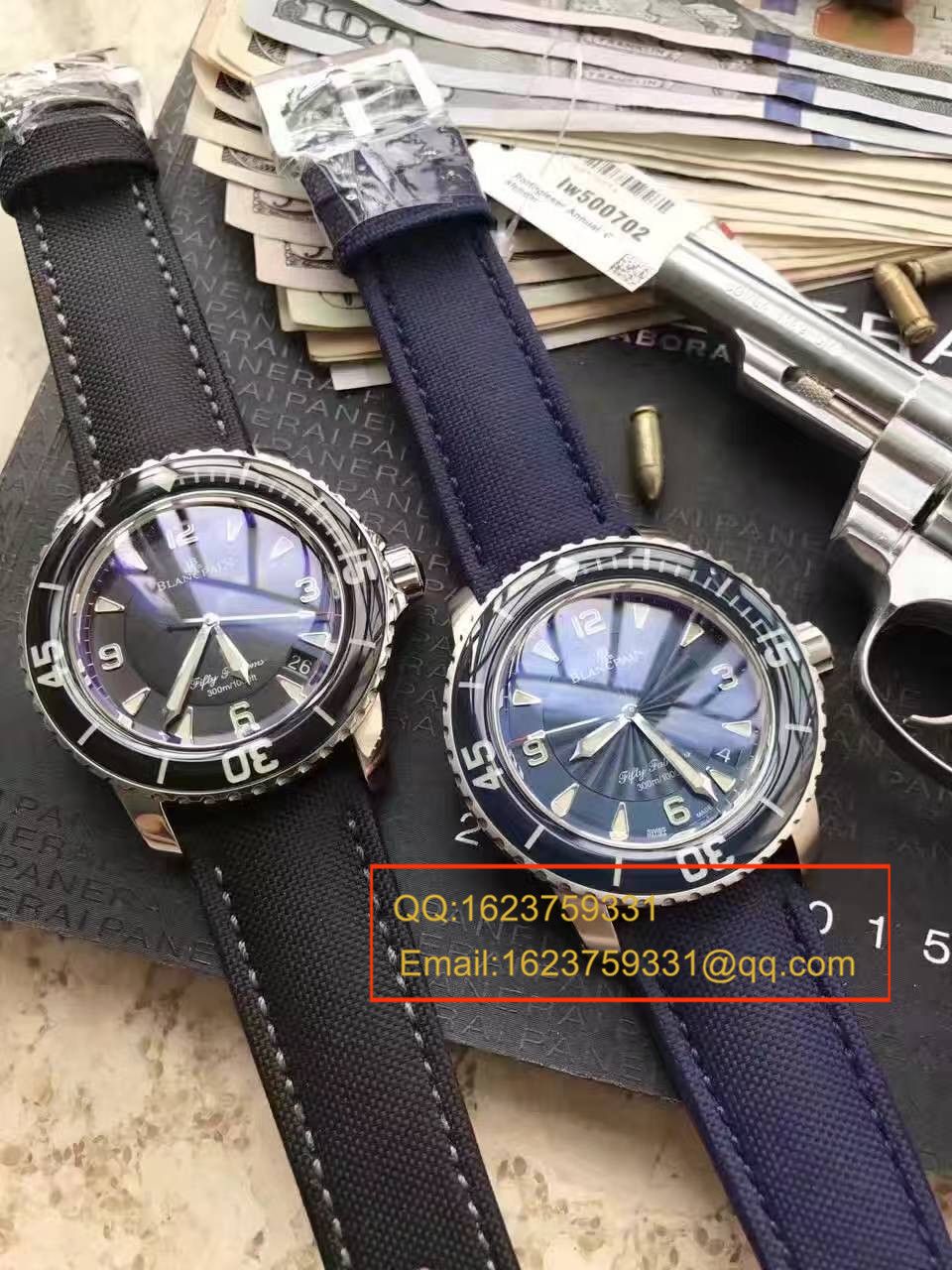 【N厂神器】复刻高仿宝珀blancpain 五十噚系列5015-1130-52 自动机械男士腕表 / BP003