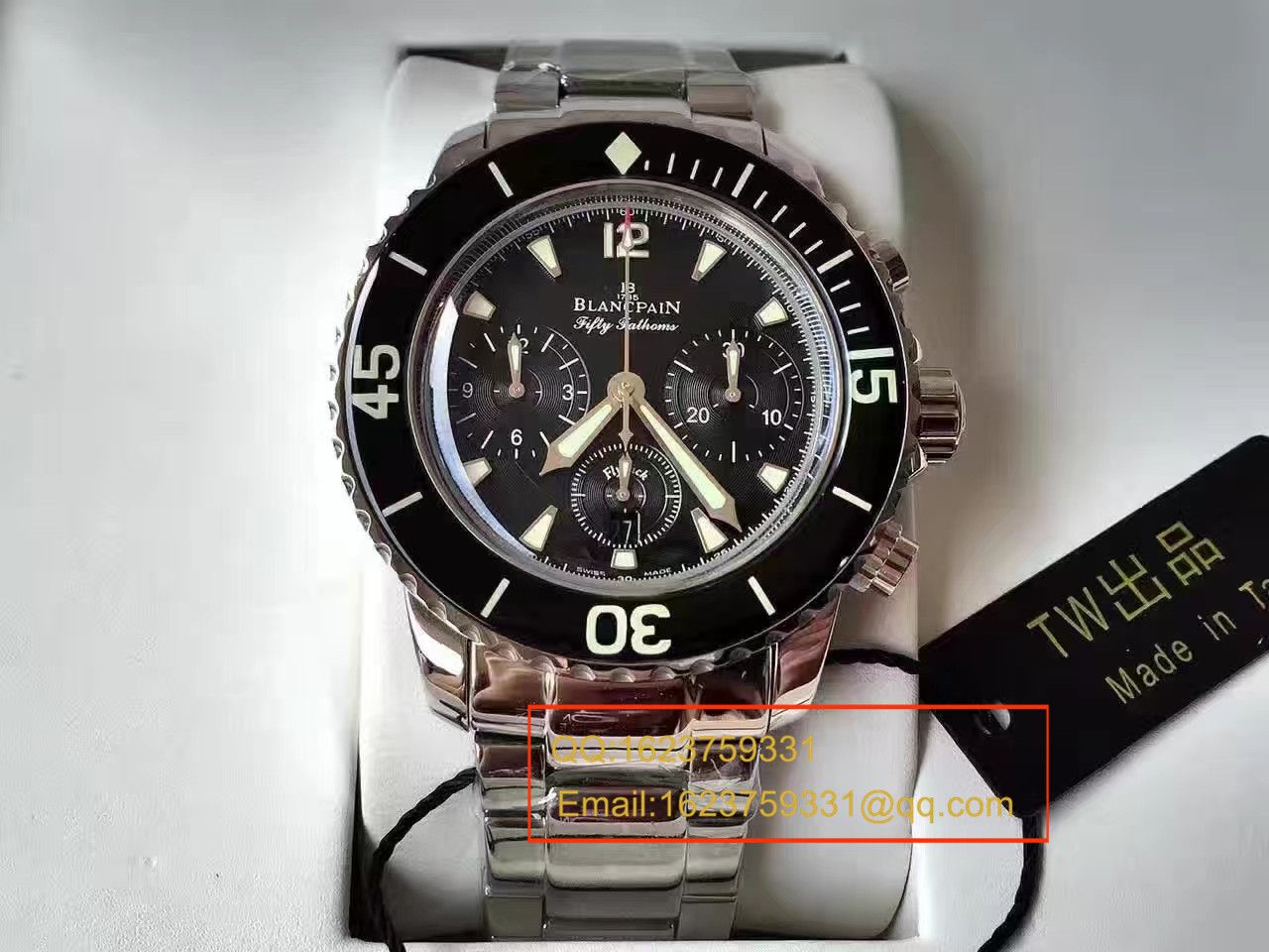  【TW厂一比一复刻高仿手表】宝珀Blancpain 五十噚系列 超薄机芯系列5085F-1130-71 腕表 / BP009