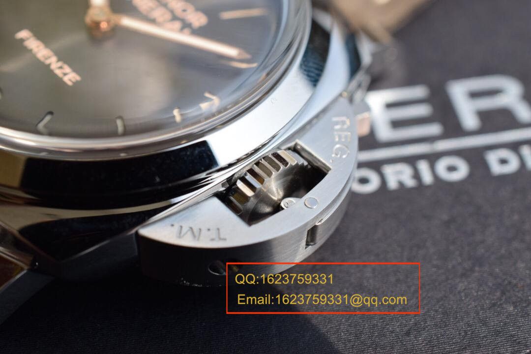 【实拍图鉴赏】SF厂超A高精仿手表之沛纳海灰面PAM00605男表 / PAMAH00605