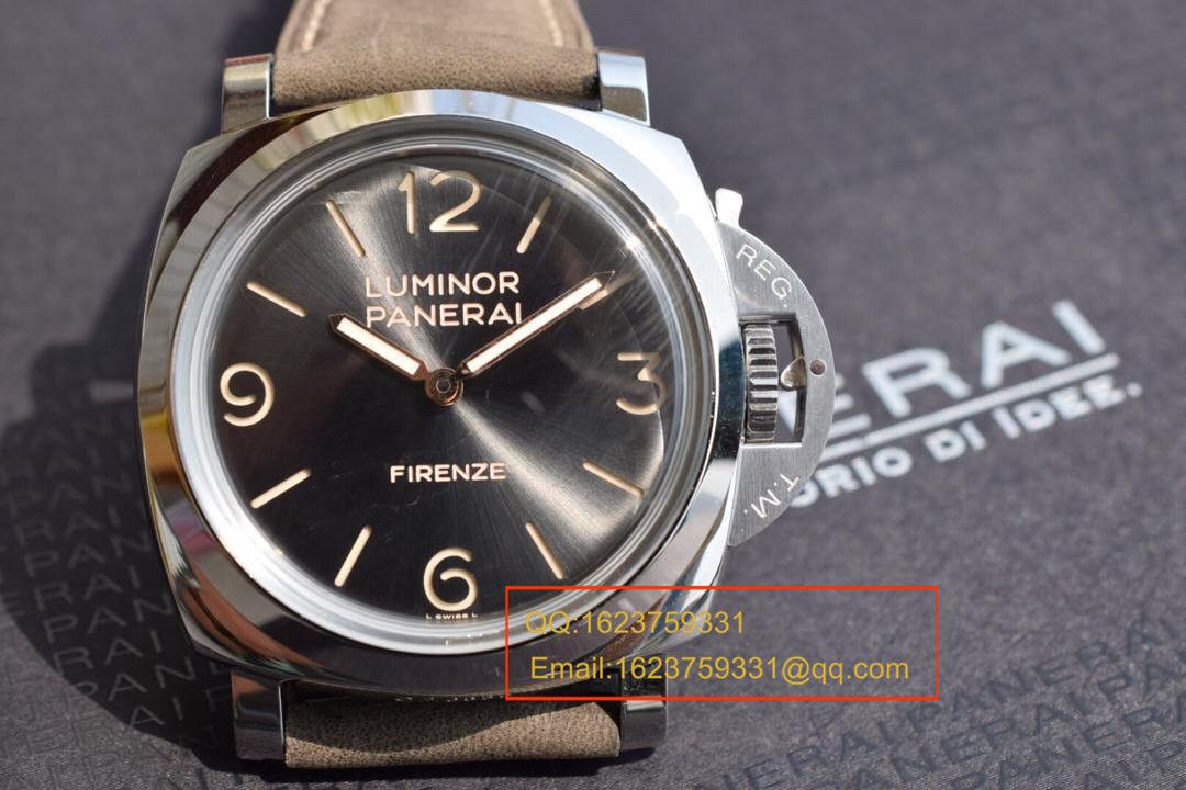 【实拍图鉴赏】SF厂超A高精仿手表之沛纳海灰面PAM00605男表 / PAMAH00605