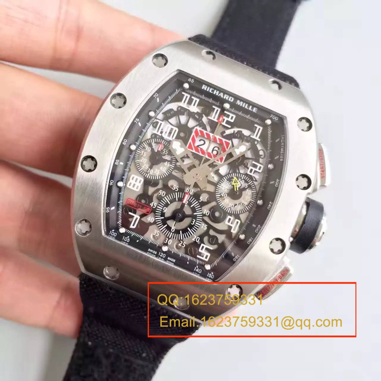 【RM一比一超A精仿手表】理查德.米勒男士系列高RM 011 FLYBACK CHRONOGRAPH腕表 / RM 011 FLYBACK