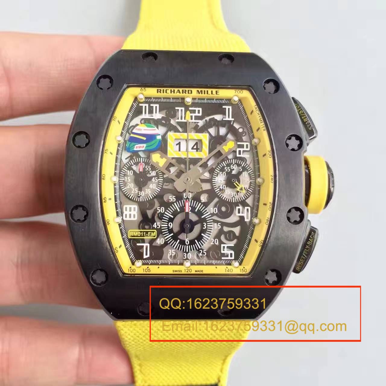 【RM一比一超A精仿手表】理查德.米勒男士系列高RM 011 FLYBACK CHRONOGRAPH腕表 / RM 011 FLYBACK