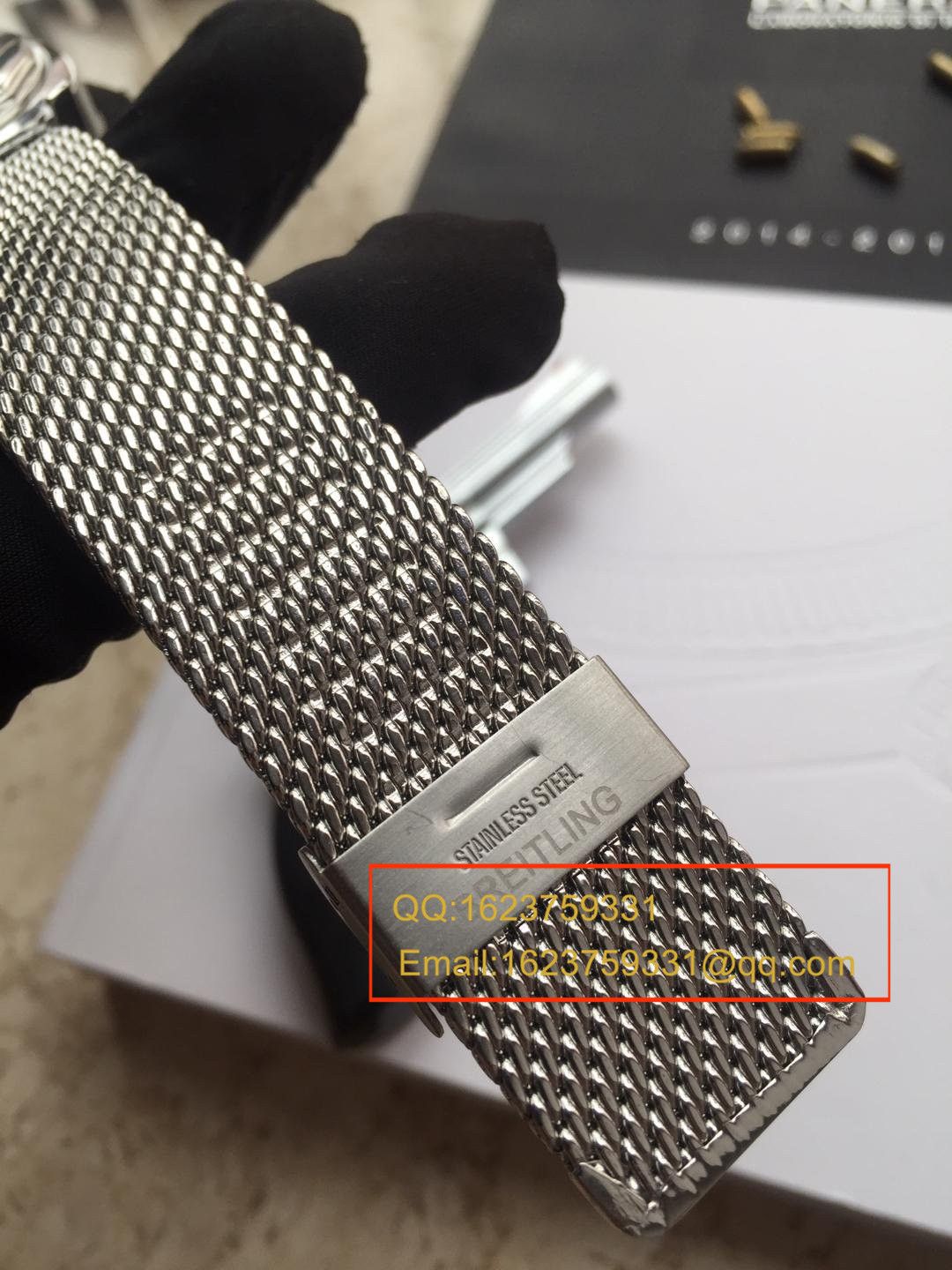 【视频解析】百年灵超级海洋文化系列精钢表壳-黑面表盘-Ocean Classic表链腕表 / BLAH053