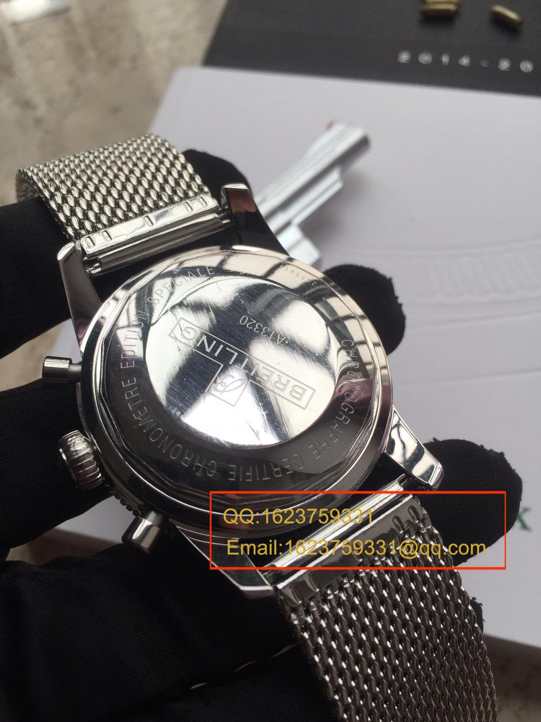 【视频解析】百年灵超级海洋文化系列精钢表壳-黑面表盘-Ocean Classic表链腕表 / BLAH053