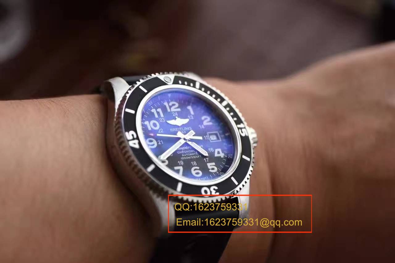【视频评测N厂一比一高精仿手表】百年灵超级海洋二代44CM系列A17392D7/BD68/227S/A20SS.1男表 / BL055